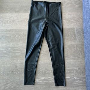 Joie Faux Leather Legging Contemporary Fit Size Large